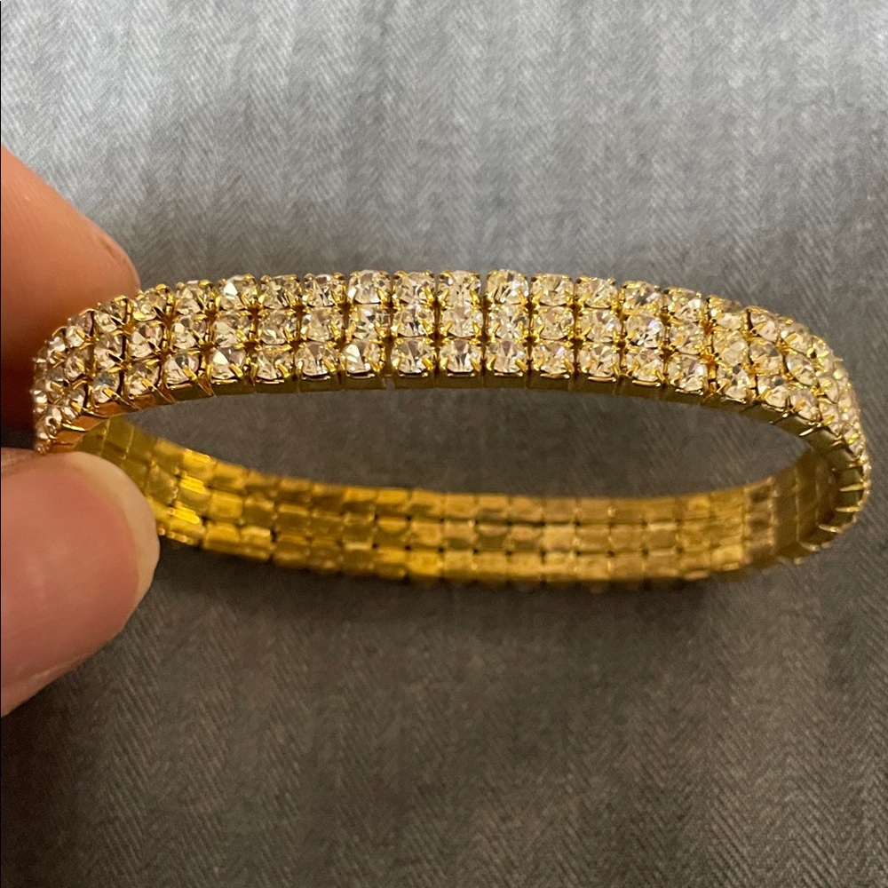 Elegant Gold and Silver Bracelet